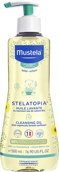 Очищающа олія для ванни Mustela Stelatopia 500 мл (3504105034306)