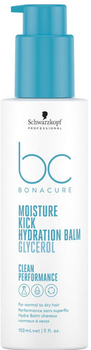 Schwarzkopf Professional BC Bonacure Moisture Kick Hydration Balm Glicerol do włosów normalnych i suchych 150 ml (4045787726190)