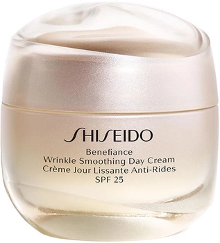Krem do twarzy Shiseido Benefiance Wygładzający zmarszczki Krem na dzień SPF 25 Wygładzający 50 ml (0768614149514)