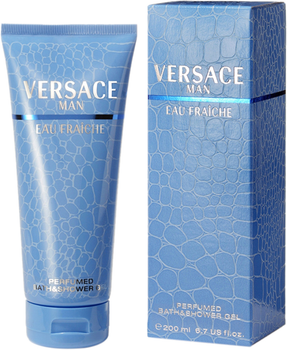 Парфумований гель для душу для чоловіків Versace Eau Fraiche 200 мл (8018365500082)