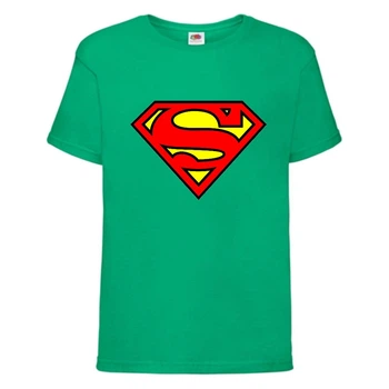 Футболка дитяча Марвел (Marvel & DC) зелена (superman-001-green) 140 см