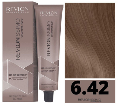 Фарба для волосся Revlon Professional Revlonissimo Colorsmetique Ker-Ha Complex HC 6.42 60 мл (8007376057333)