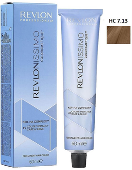 Farba do włosów Revlon Professional Revlonissimo Colorsmetique Ker-Ha Complex HC 7,13 60 ml (8007376057920)