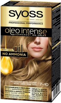 Фарба для волосся SYOSS Oleo Intense 7-10 Натуральний світло-русявий 115 мл (8410436218214)