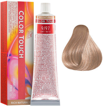 Безаміачна фарба для волосся Wella Professionals Color Touch Rich Naturals 9/97 60 мл (8005610536705)