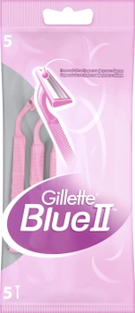 Jednorazowe maszynki do golenia (brzytwy) damskie Gillette Blue 2 5 szt. (3014260289287)
