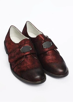 Туфлі для дівчинки J&G 37 Бордовий (PVM-150587-2-Burgundy)