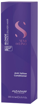 Odżywka Alfaparf Semi Di Lino Blond&Brunet neutralizujący żółte odcienie 200 ml (8022297133386)