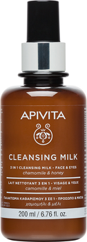 Mleczko oczyszczające Apivita 3 w 1 do twarzy i oczu 200 ml (5201279072865)