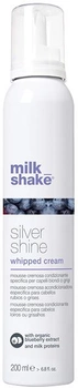 Odżywczy krem w pianie Milk_shake silver shine whipped cream do włosów jasnych i siwych 200 ml (8032274061960)