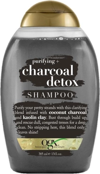 OGX Detox szampon do głębokiego oczyszczania z węglem kokosowym i kaolinem 385 ml (22796672001)