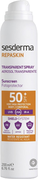 Сонцезахисний аерозоль для тіла Sesderma Repaskin Transparent Spray 50+ SPF 200 мл (8429979444707)