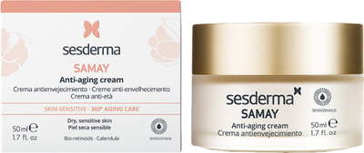 Антивіковий крем для обличчя Sesderma Samay Antiaging Cream 50 мл (8429979446954)