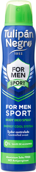 Dezodorant w sprayu Tulipan Negro For Men Sport 200 ml (8410751031178)