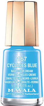 Лак для нігтів Mavala 167 Cyclades Blue 5 мл (7618900911673)