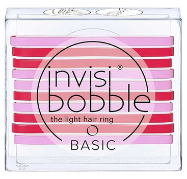 Invisibobble Basic Jelly Twist zestaw 10 gumek do włosów (4260285378799)