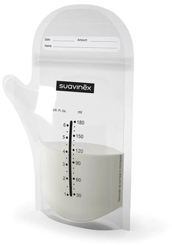Пакети для зберігання грудного молока Suavinex 180 мл (400639)
