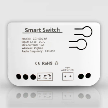 Реле з сухим контактом Tuya smart 85-250V(AC) Одноканальне Zigbee