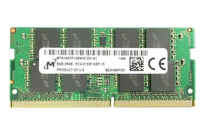 Ноутбучная оперативная память Micron DDR4 8GB 2133MHz SO-DIMM 2Rx8 PC4-2133P (MTA16ATF1G64HZ-2G1A1)