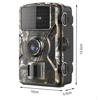 Фотоловушка Suntek DL-100 (12Мп, 2" дисплей) защита IP66. Камера с датчиком движения и ночной съемкой.