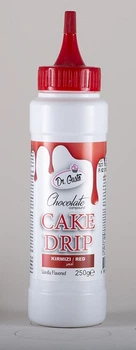 Харчовий шоколад для потьоків Cake DRIP Червоний 250мл