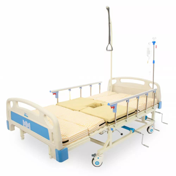 Медичне ліжко широке з туалетом та функцією бічного перевороту для тяжкохворих MED1-H03-2