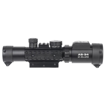 Оптичний Прилад KONUS KONUSPRO AS-34 2-6x28 MIL-DOT IR