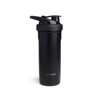 Шейкер спортивний SmartShake Insulated Steel 750ml Black