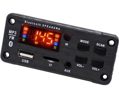 MP3-плеер 9V-12V встроенный модуль с Bluetooth SD-карта / USB / AUX + пульт