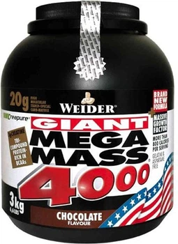 Гейнер Weider Mega Mass 4000 3 кг Шоколад (4044782325452)