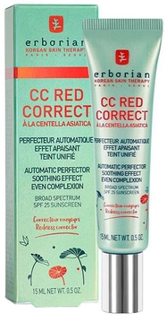 CC krem Erborian Red Correct korygujący 15 ml (6AA30211) (8809255783780)