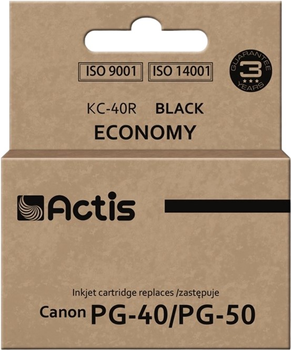 Картридж ACTIS KC-40R для Canon PG-40/PG-50 Black