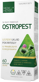 Medica Herbs Ostropest 60 kapsułek (5907622656057)