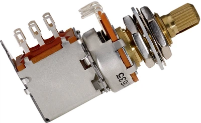 Пуш-пул потенциометр 500кОм для электрогитары DiMarzio EP1201PP Audio Taper Potentiometer 500k (Push Pull)