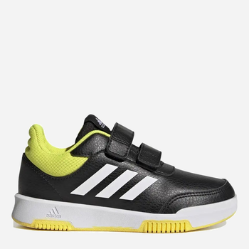 Buty sportowe chłopięce na rzepy Adidas Tensaur Sport 2.0 CF GW6441 35 Czarne z żółtym (4065426084580)