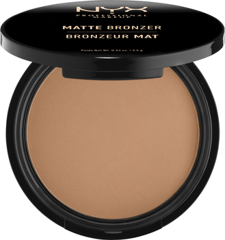 Bronzer do twarzy i ciała NYX Professional Makeup Matte Bronzer matujący MBB01 - Light 9,5 g (0800897809058)