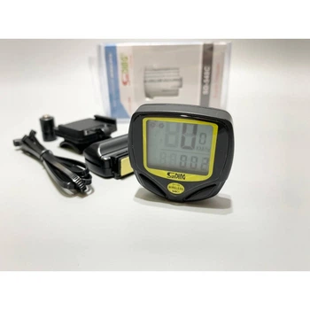 Велокомпьютер беспроводной SunDing SD-548C, 14 функций (велосипедный компьютер) (31387)