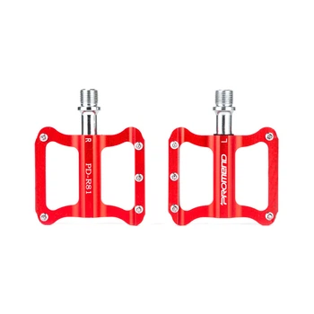 Педали Promend R81 красные PD-R81-RD топталки на 3-х промподшипниках алюминиевые