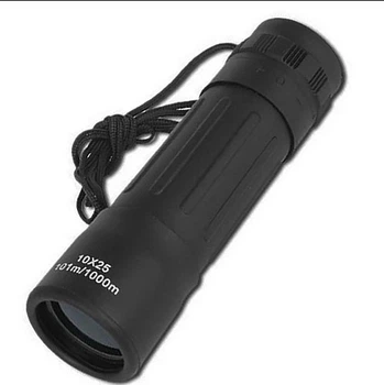 Монокуляр, монокль 10x25 с чехлом Mil-Tec Black 15705002