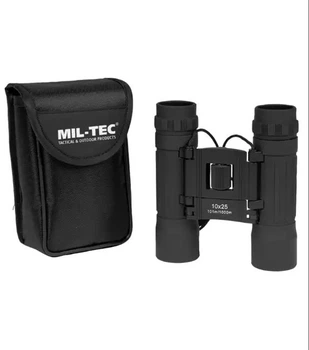 Складной Бинокль MIL-TEC GEN II 10X25 FERNGLAS FALTBAR BLACK 15702002