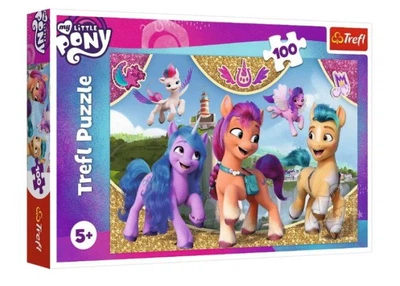 Дитячі пазли "Кольорова дружба My Little Pony" Trefl 100 елементів 16415