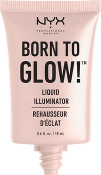 Rozświetlacz w płynie NYX Professional Makeup Born To Glow Liquid Illuminator LI01 - Sunbeam 15 ml (0800897818432)