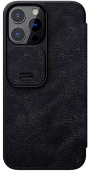 Etui Nillkin Qin Leather Apple iPhone 12 Pro Max Czarne (NN-QLC-IP12PM/BK)