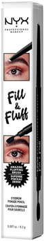 Олівець-помада для брів NYX Professional Makeup Fill & Fluff 09 Clear 0.2 г (800897203788)