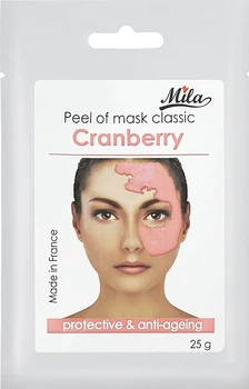 Маска альгинатная классическая порошковая "Клюква" - Mila Mask Peel Off Cranberry Protective & Anti-Ageing 25g (985308-1278486-2)