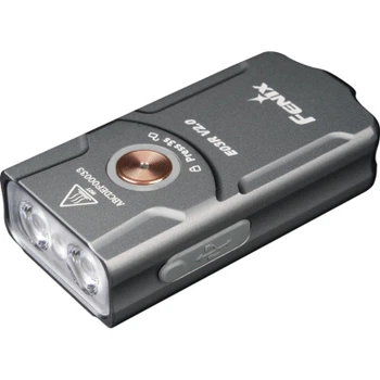 Фонарь Fenix E03R V2.0 Grey (E03RV20GR)