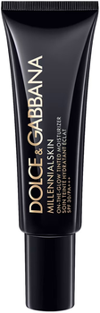 Тональна основа Dolce & Gabbana Millennialskin On The Glow Tinted Moisturizer 410 Hazelnut 50 мл (3423478401754)