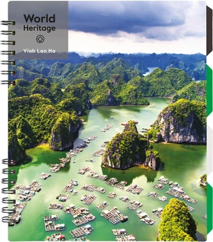 Блокнот Optima World Heritage B5 в клетку 120 листов (O20356-24)