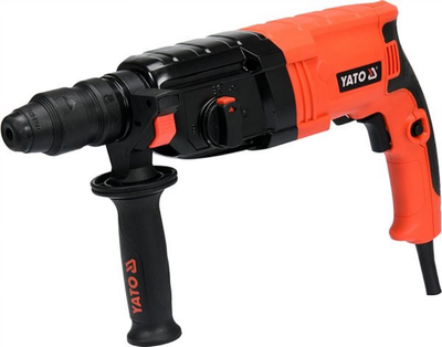 Перфоратор сетевой SDS + с переменной цангой YATO 850Вт (YT-82122)