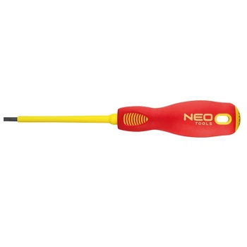 Отвертка Neo tools шлицевая диэлектрическая 04-055